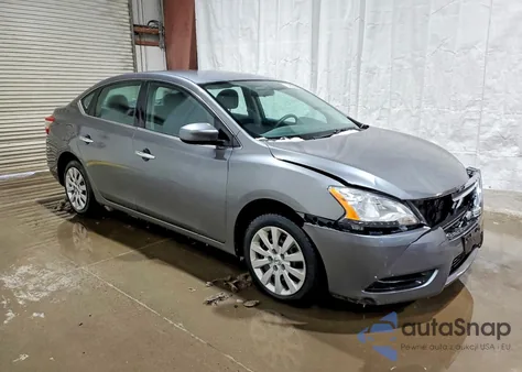 2015 Nissan Sentra S z USA, uszkodzony, nr VIN 3N1AB7AP1FY251663